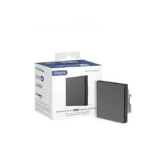 WS-EUK01-GRAY SMART WALL SWITCH H1 EU (NO NEUTRAL, SINGLE ROCKER), GRAY AQARA