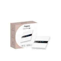 WS-K02D DISPLAY SWITCH V1 EU WALL SWITCH WITH LCD SCREEN, WHITE AQARA