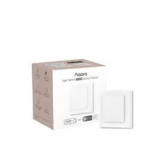 WS-K07D LIGHT SWITCH H2 EU (2 BUTTONS,1 CHANNEL), WHITE AQARA