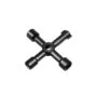WZ0072 UNIVERSAL CROSS KEY WRENCH,TO CONTROL CABINETS AND SHUT-OFF SYSTEMS BLACK LOGILINK