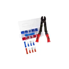 WZ0078 CRIMPING PLIERS FOR INSULATED TERMINALS, WITH CRIMP ASSORTMENT, LOGILINK