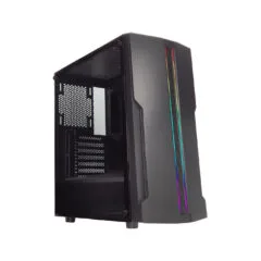 Xilence Blade XG121 X512.RGB - Mid Tower Case, Black, Tempered Glass, RGB, ATX/mATX/ITX