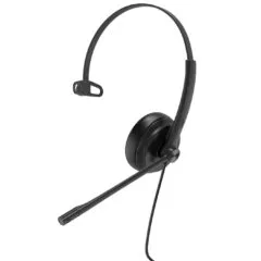 Yealink YHS34 Mono Wideband Wired Headset - RJ9 QD Noise Cancelling