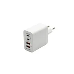 Z ALLNET Ersatznetzteil QC USB-C PD GaN Netzteil Power Supply68Watt 2x USB Typ-A QC 2x USB Typ-C EU PLUG