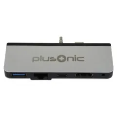 Z Plusonic Docking Adapter Hub für Microsoft Surface Go. 5in1: USB 3.0 RJ45 Gigabit-Ethernet Type-C HDMI AUX