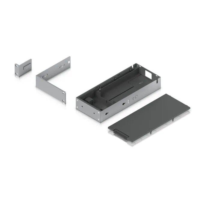 Z Ubiquiti Pro Max 16 Rack Mount 1U for USW-Pro-Max-16 - UACC-Pro-Max-16-RM - Black/Silver, PC/Steel — image 2