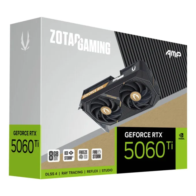 ZOTAC GeForce RTX 5060 Ti AMP 8GB GDDR7 - Black — image 7