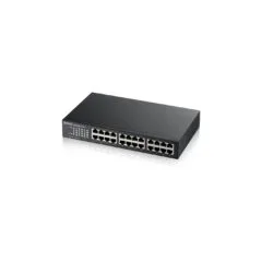 Zyxel GS1100-24E V3 - GS1100-24E V3 - 24-Port Gigabit Smart Switch, Fanless Rackmount