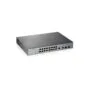 ZyXEL GS1350-M PoE+ Switch - GS1350-M - 16x Gigabit Ports, 131-250 W PoE Budget