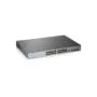 ZyXEL GS1350 RM M PoE+ - GS1350RM-M - 24-Port Gigabit Rackmount Smart Web-Managed PoE+ Switch