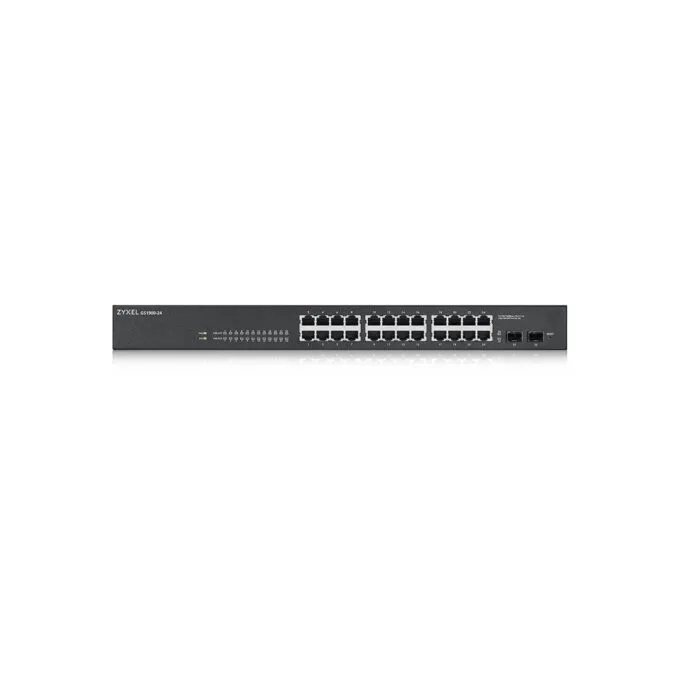 Zyxel GS1900-24 V2 M RM - GS1900-24 V2 - 24-Port Gigabit, 2 PoE Ports, Fanless, Rackmount, L2 Managed — image 3