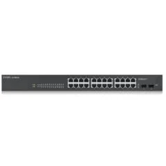 Zyxel Switch Gigabit Ethernet Managed 24-Port + 2SFP - GS1900-24 - UK Plug