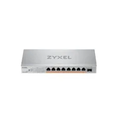 Zyxel Switch PoE Multi-Gig 2.5G 8PoE + 10G SFP+ 100W - XMG-108HP - 2.5G, 8PoE, 10G SFP+, 100W