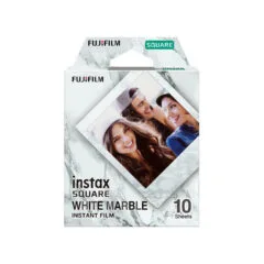1 Fujifilm instax Square Film white marble