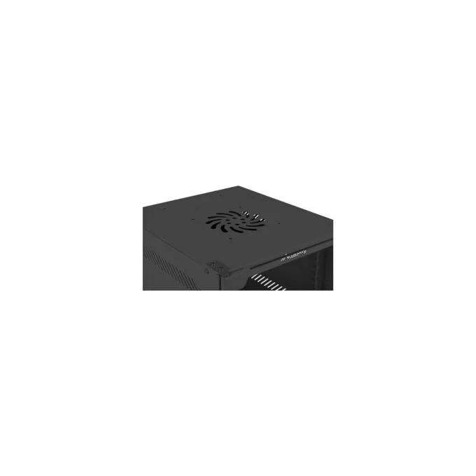 10' 4U 280x310 Wandgehäuse Glastür (FlatPack) sw — image 2