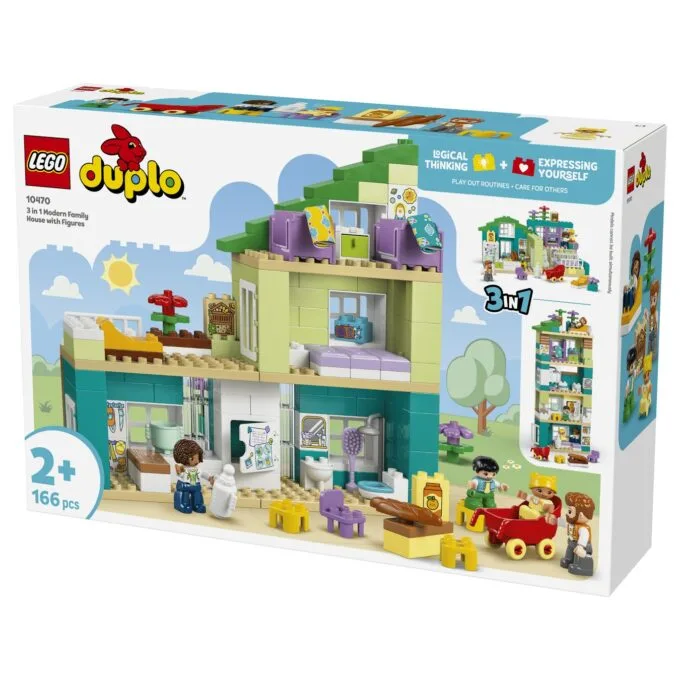 10470 DUPLO Town Modernes Familienhaus mit Figuren - 3-in-1-Set — image 14