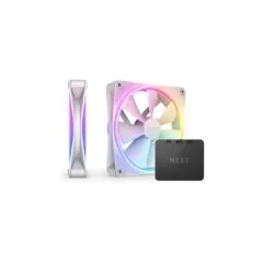 140mm NZXT F-Serie F140 RGB DUO Lüfter Twin White RF-D14DF-W1