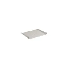 19' 1HE Fachboden fest, T350 mm,6 kg,Frontbef. RAL7035