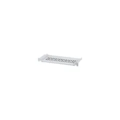 19' 1HE Fachboden,T250 mm,max. 10 kg, RAL7035, grau