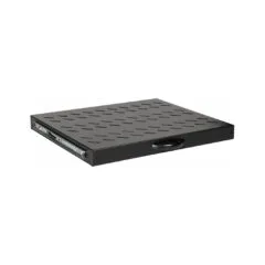 19' Fachboden aus. für Serverschränke 60cm 1U schwarz