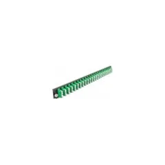 19? LWL Spleißbox Frontblende 24 Port LC Quad grün
