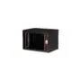 19' Netzwerkschrank Glastür PM 600x450mm 7HE schwarz