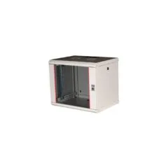 19' Netzwerkschrank Glastür PM 600x450mm 9HE grau