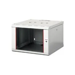 19' Netzwerkschrank Glastür PM 600x600mm 7HE grau
