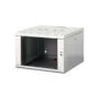 19' Netzwerkschrank Glastür PM 600x600mm 7HE grau