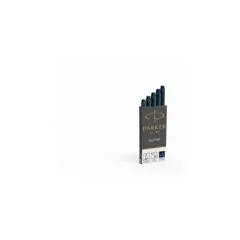 1x5 Parker Tintenpatrone Quink schwarz-blau