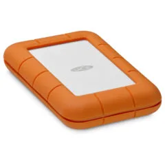 2TB LACIE RUGGED Secure USB-C USB3.1 Drop- crush- and rain-resistant for all-terrain use orange