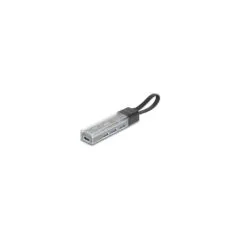 4 Port USB Hub 5 Gbps mit USB Typ-A oder USB Type-CTM Anschluss in transparentem Gehäuse