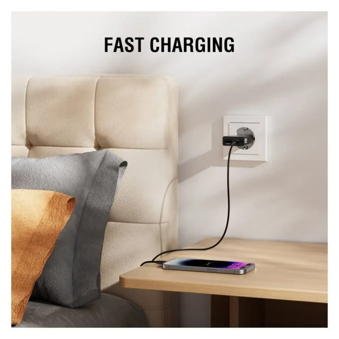 4smarts Netzladegert PDPlug Slim Duos 30W GaN 1C+1A, schwarz — image 7