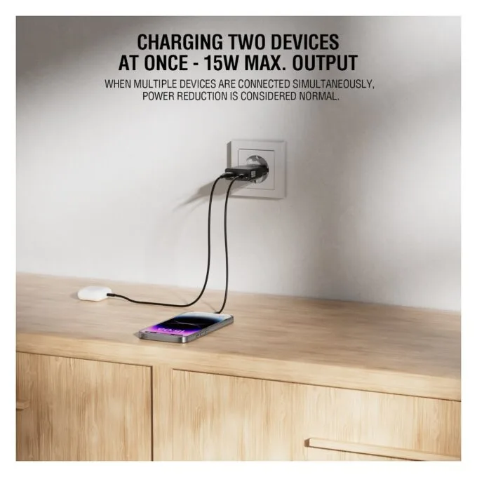 4smarts Netzladegert PDPlug Slim Duos 30W GaN 1C+1A, schwarz — image 9