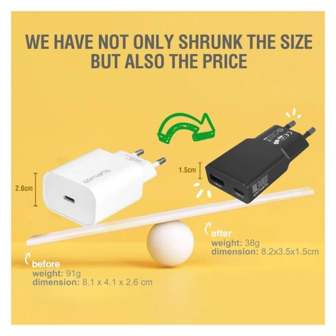 4smarts Netzladegert PDPlug Slim Duos 30W GaN 1C+1A, schwarz — image 10
