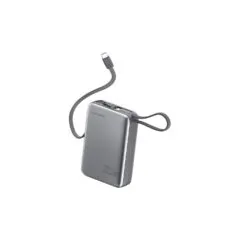 4smarts Powerbank Pocket Dual Cord 20000mAh 22.5W. spacegrau