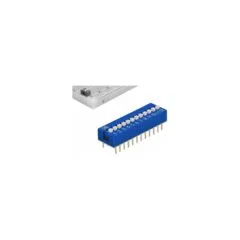 66388 Zubehr fr Leiterplatten DIP-Schalter Blau 10 Stck