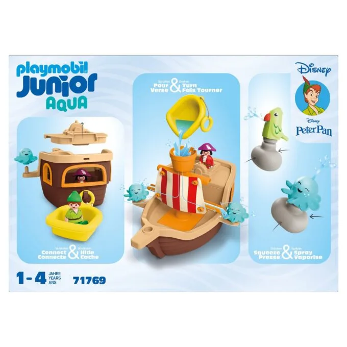 71769 Junior & Disney: Peter Pans Piratenschiff mit Wasserspritzspa — image 4