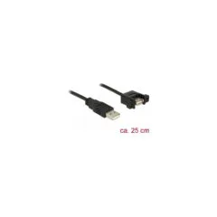 85462 0.25m USB A USB A Männlich Weiblich Schwarz USB Kabel