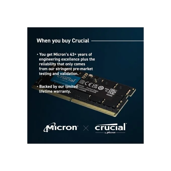 96GB PC 5600 CL46 KIT (2x48GB) Crucial — image 4