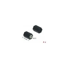 Abstandshalter M2.5. Sechskant. Innen. 10 mm schwarz 4 Stück