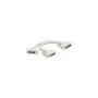 Adapter Y-Kabel Splitter D-Sub HD 44 Pin Stecker zu 2 x D-Sub HD 44 Pin Buchse mit Schrauben 30 cm