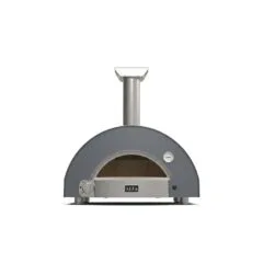 Alfa Forni Classico 2 Pizze Hybrid Schiefer Grau