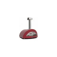Alfa Forni Moderno 5 Pizze Holz Antik Rot