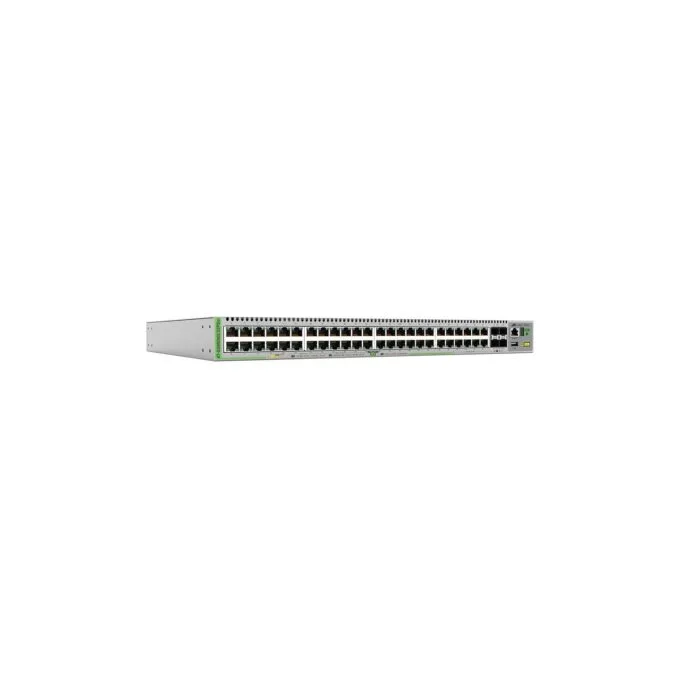 ALLIED L3 Stackable Switch 40x 10 100 1000-T PoE+ 8x 100M 1G 2.5G 5G-T PoE+ 4x SFP+ Ports single fixed PSU EU Power Cord — image 1