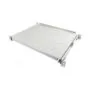 ALLNET Fachboden ausziehbar für 900mm Schrank tiefe Lichtgrau t650-750mm