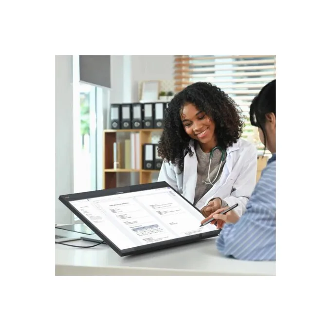 Alogic TFT 27' Clarity Touch 4K, Webcam, 65W PD, Fold-Stand — image 7