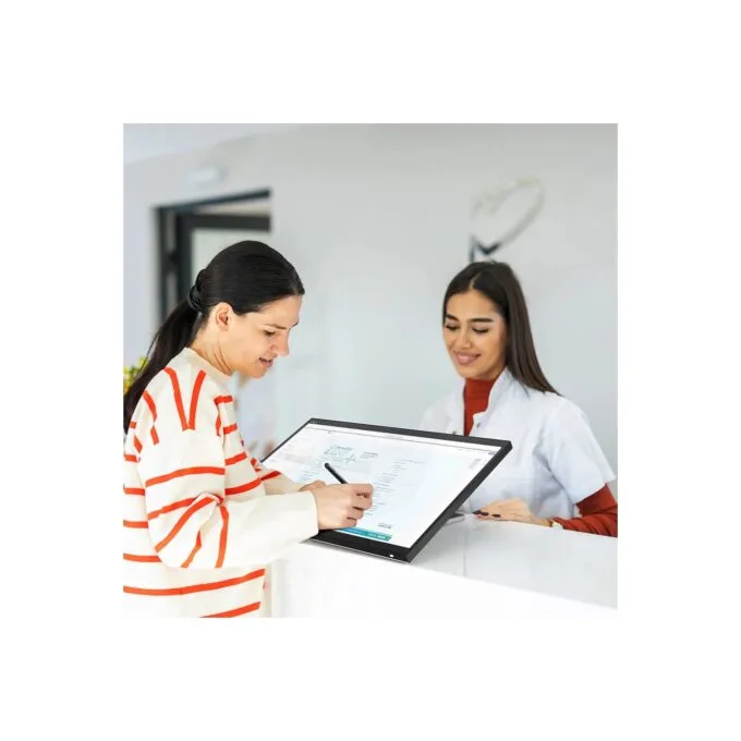 Alogic TFT 27' Clarity Touch 4K, Webcam, 65W PD, Fold-Stand — image 8