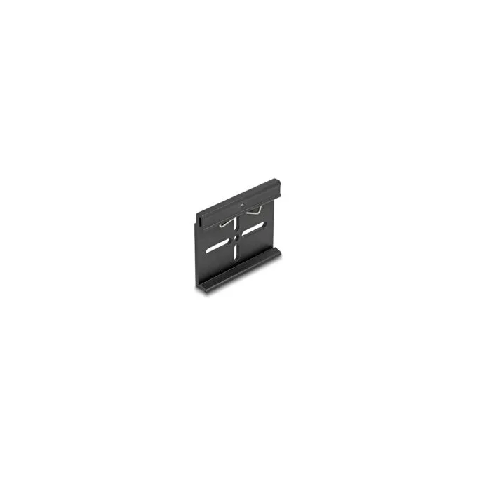 Aluminium Montageclip für Hutschiene 60.0 x 47.8 mm schwarz — image 3