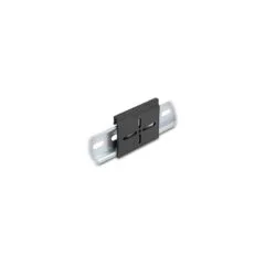 Aluminium Montageclip für Hutschiene 60.0 x 47.8 mm schwarz